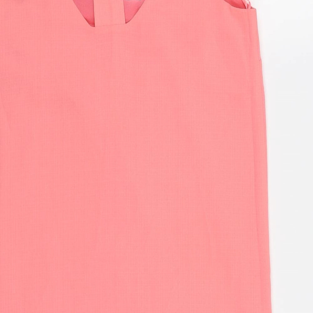 New Look Womens Pink  Chiffon A-Line  Size 10
