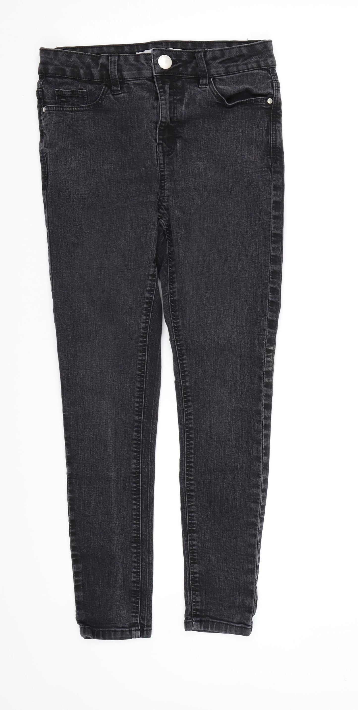 George Womens Black  Denim Skinny Jeans Size 10 L25 in