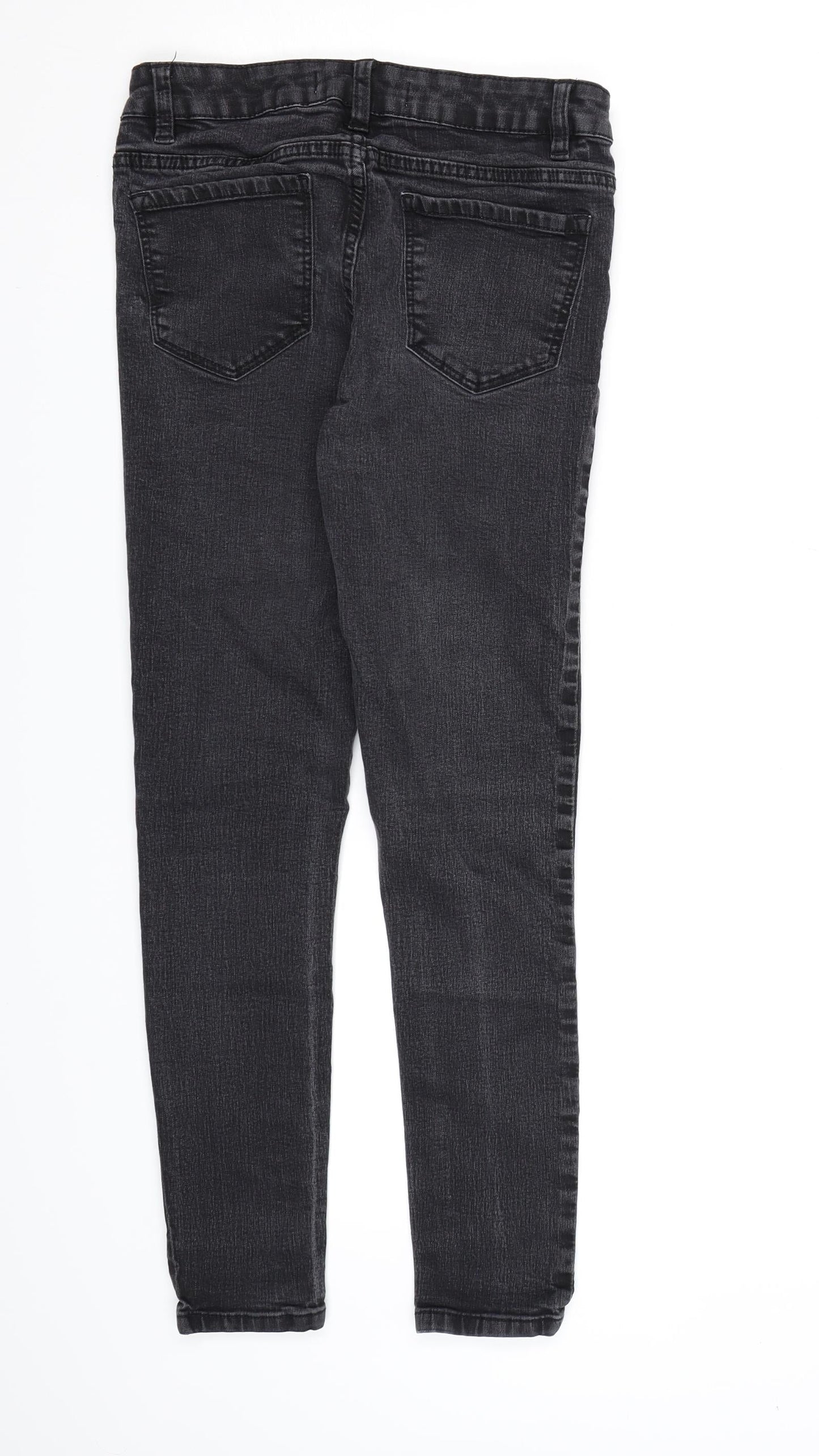 George Womens Black  Denim Skinny Jeans Size 10 L25 in