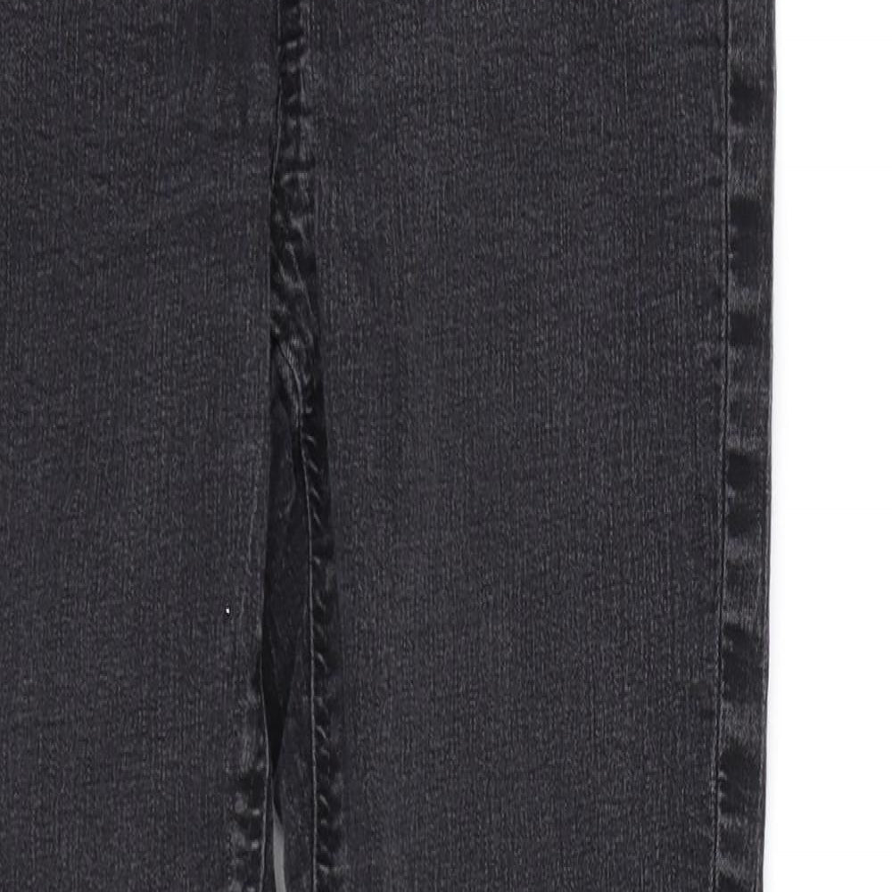 George Womens Black  Denim Skinny Jeans Size 10 L25 in