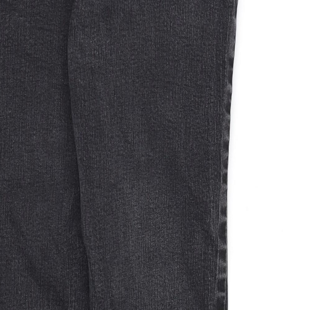 George Womens Black  Denim Skinny Jeans Size 10 L25 in