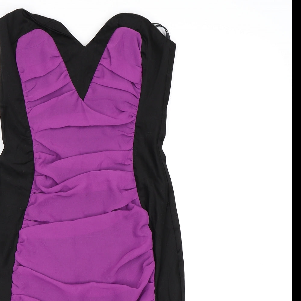 Rare Womens Purple   Bodycon  Size 6