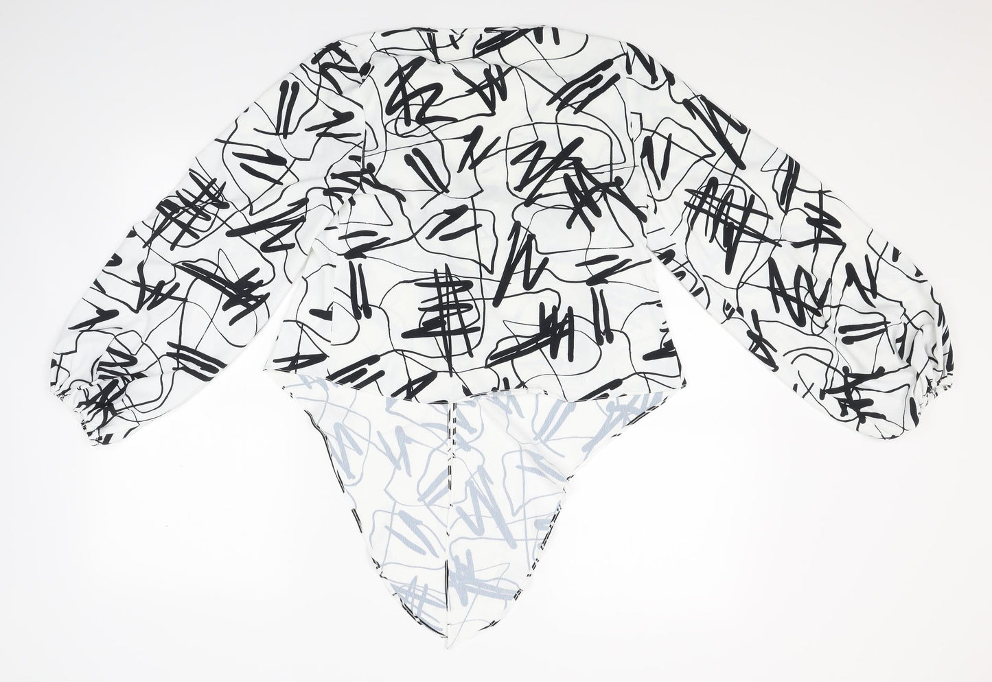 Womens UK Size 6 ASOS White Basic Button-Up