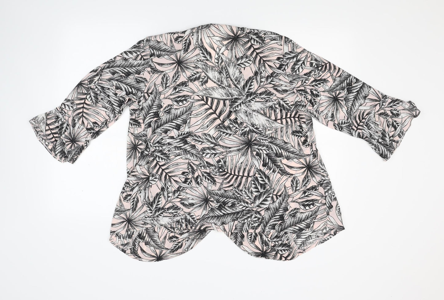 Dorothy Perkins Womens Pink Floral  Cardigan Jumper Size 10