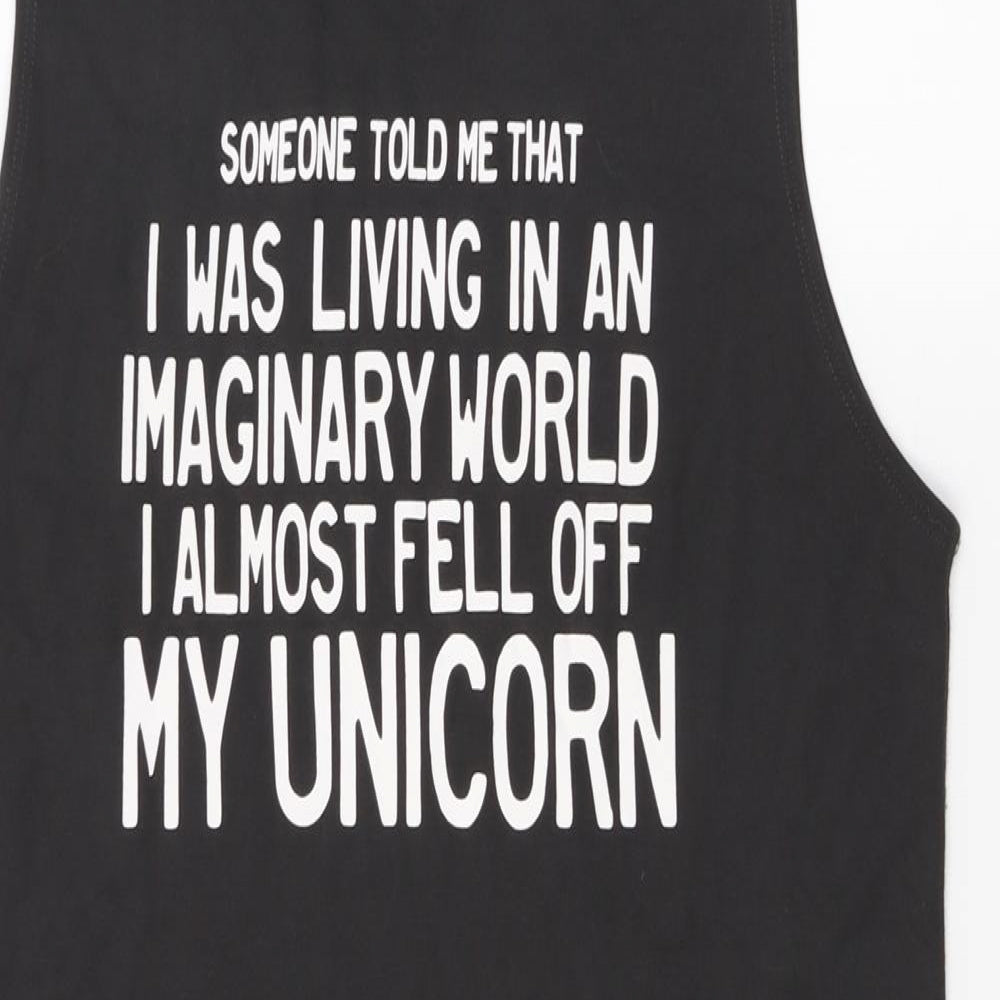 FOREVER 21 Womens Grey   Tank Dress  Size M  - Graphic print