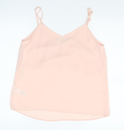 Womens UK Size 12 Dorothy Perkins Pink Basic Blouse
