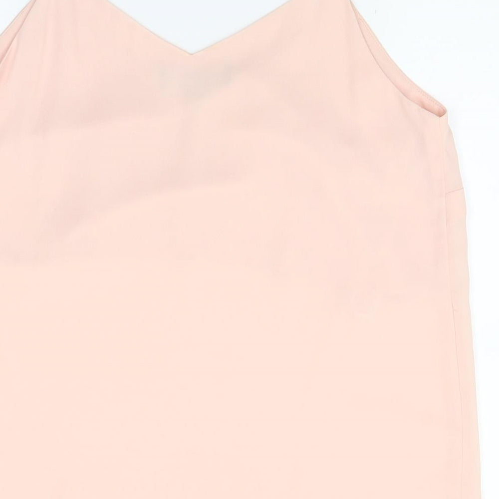 Womens UK Size 12 Dorothy Perkins Pink Basic Blouse