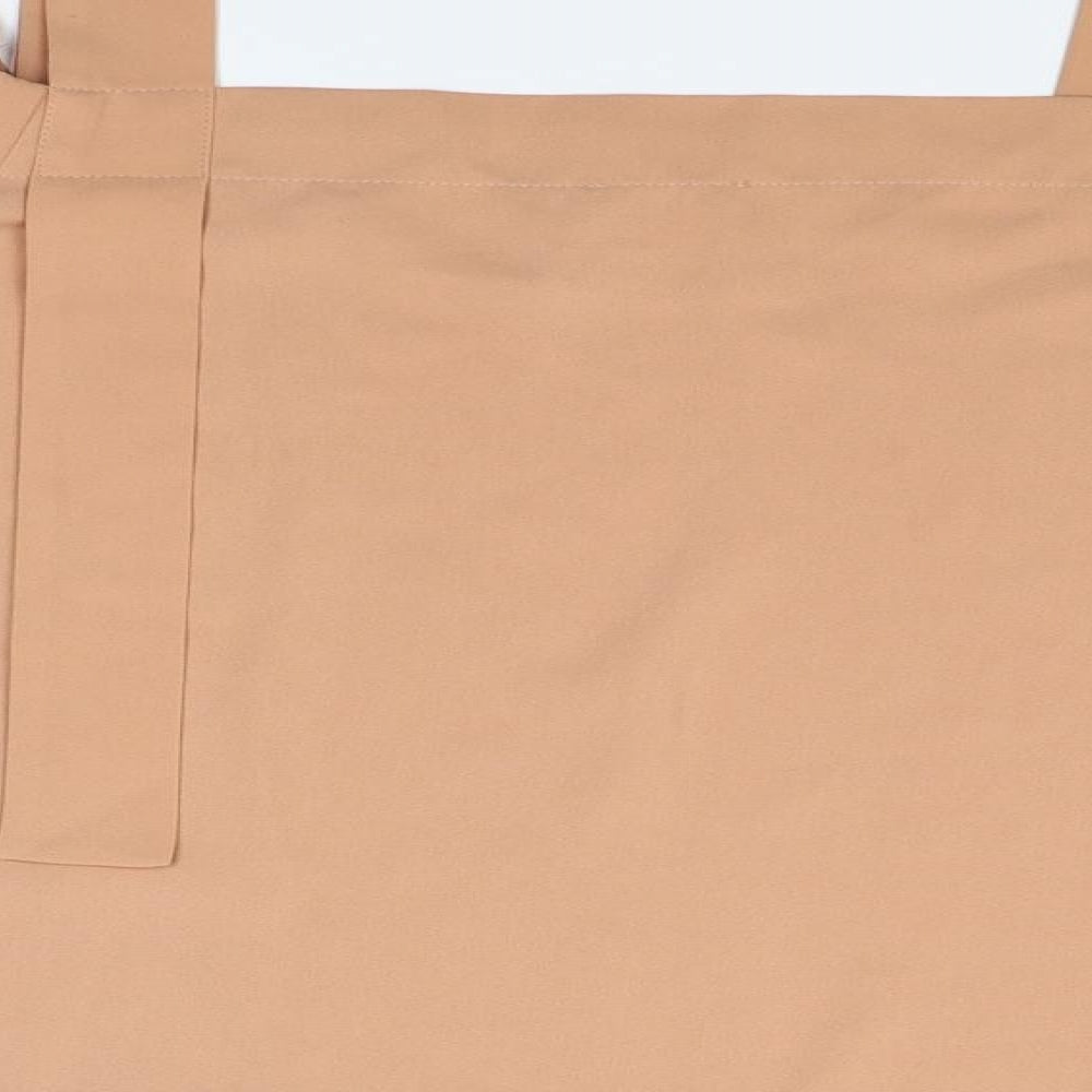 Womens UK Size 10 ASOS Brown Basic Blouse