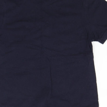 George Boys Blue   Basic T-Shirt Size 7-8 Years  - youth dreams project