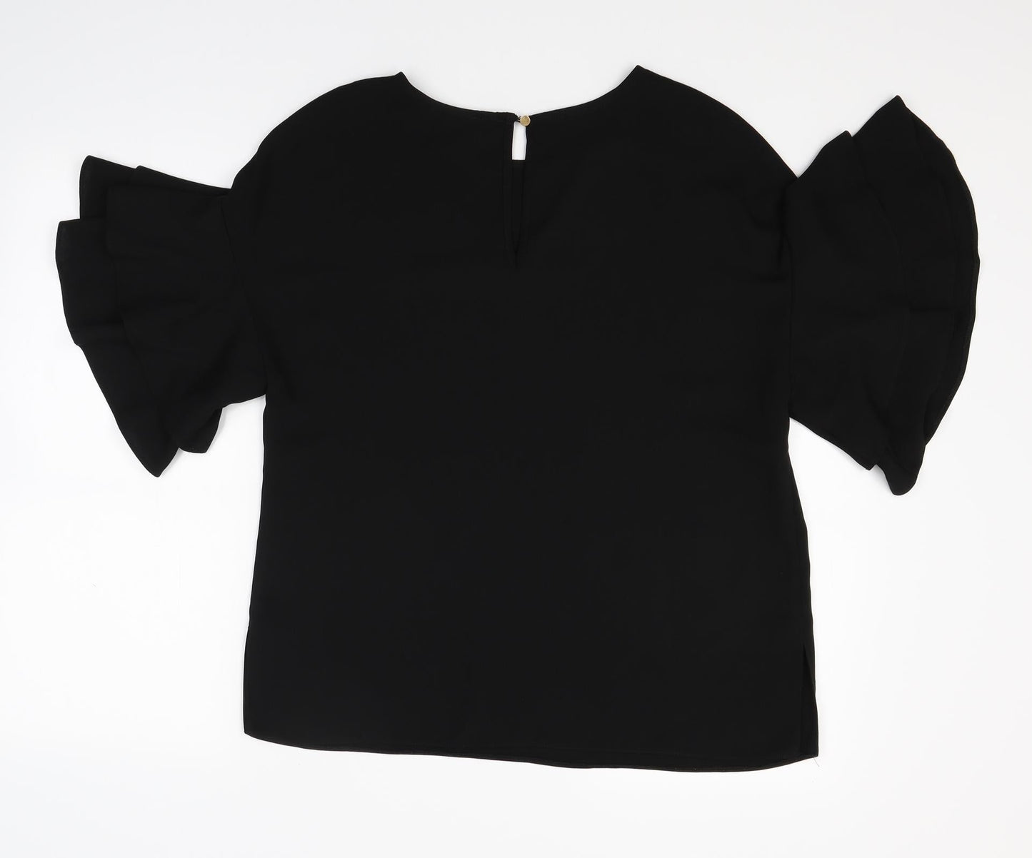 F&F Womens Black   Basic Blouse Size 8