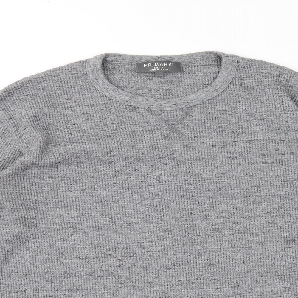Primark Mens Grey   Pullover Jumper Size S