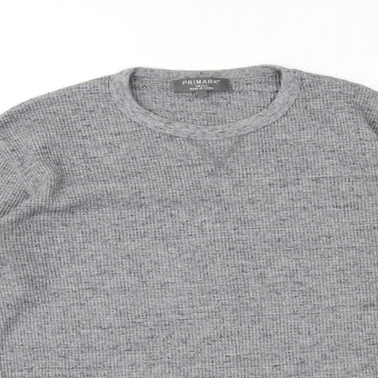 Primark Mens Grey   Pullover Jumper Size S