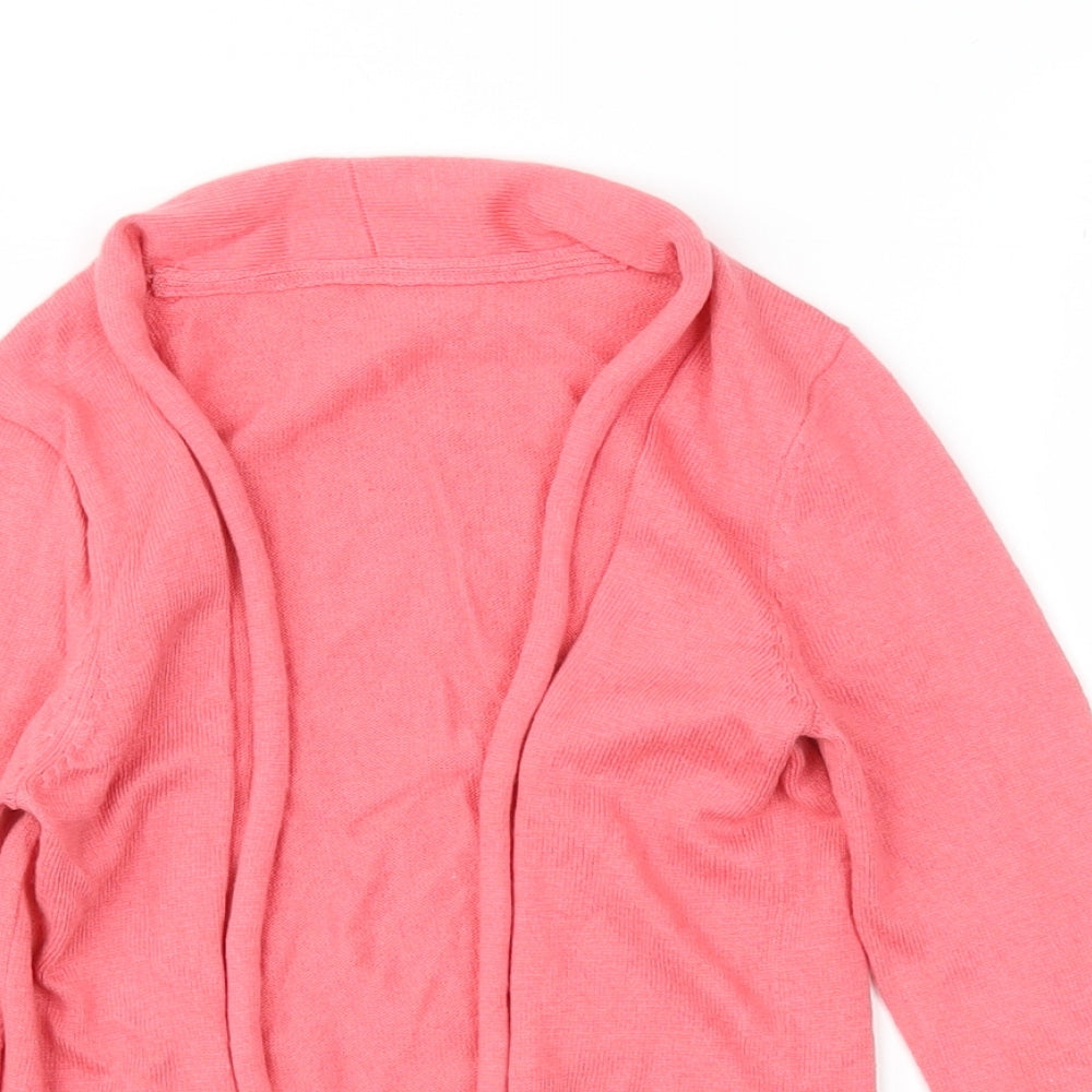 Nutmeg Girls Pink   Wrap Jumper Size 4-5 Years
