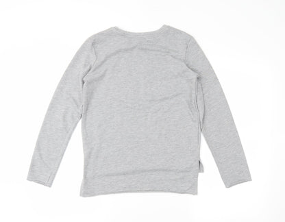 YD Girls Grey   Pullover Sweatshirt Size 11-12 Years  - Reversible sequins