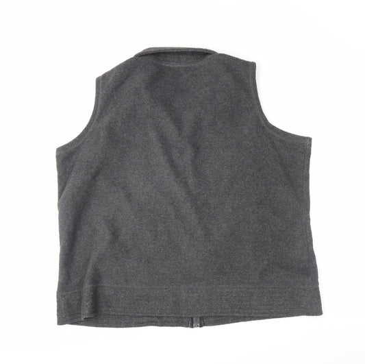 BM Womens Grey   Full Zip Jumper Size XL