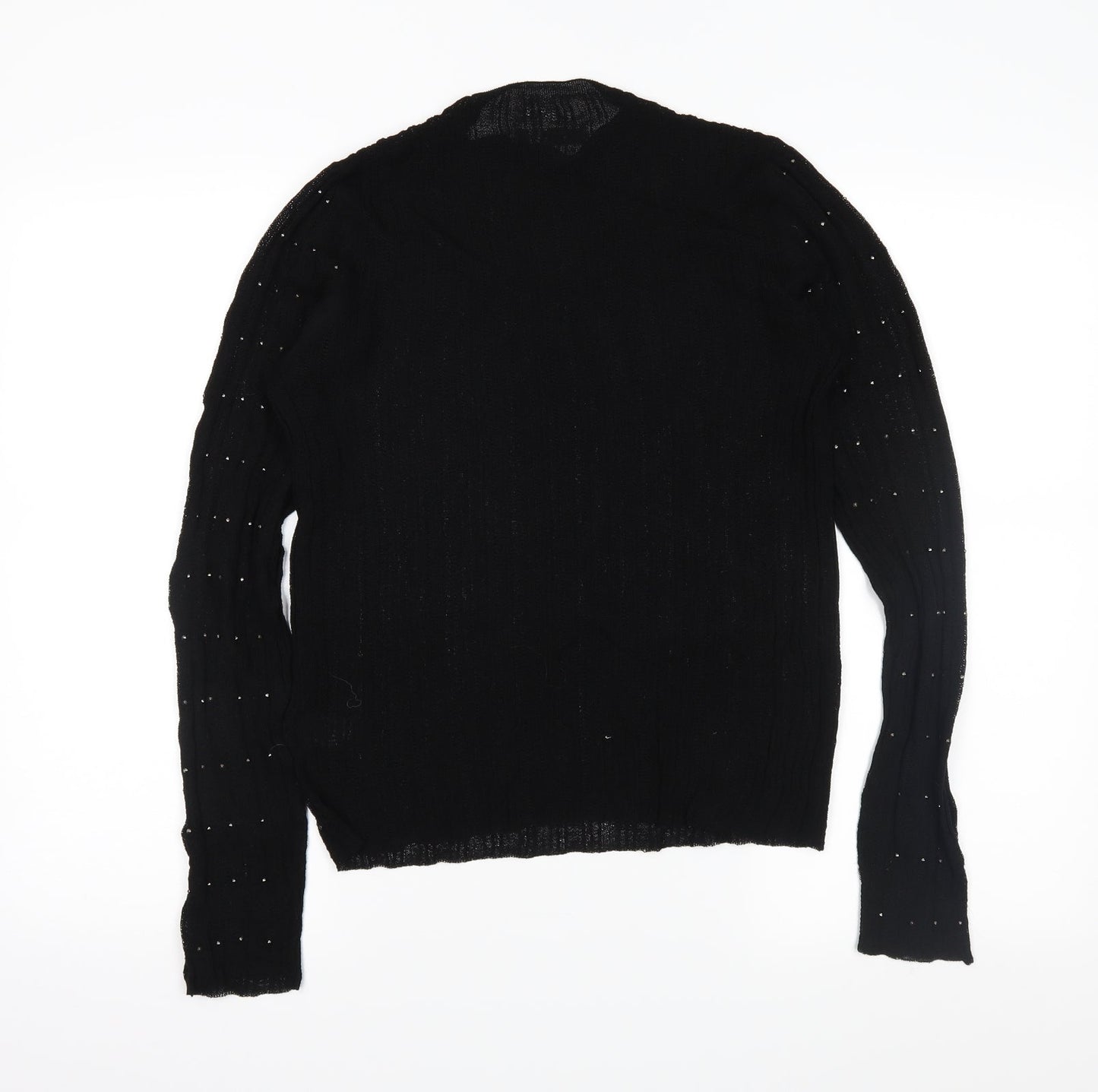 Womens UK Size 14 NEXT Black Basic Blouse