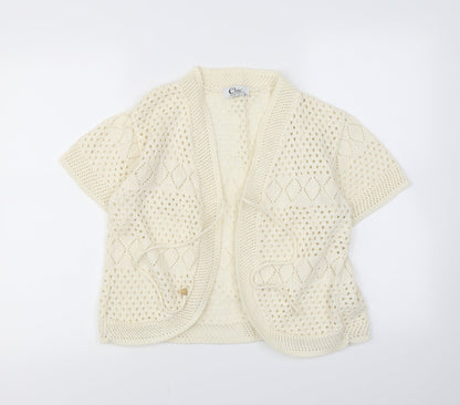 CHIC Womens Ivory   Cardigan Jumper Size XL