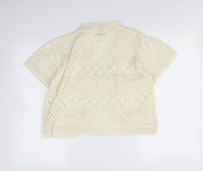 CHIC Womens Ivory   Cardigan Jumper Size XL
