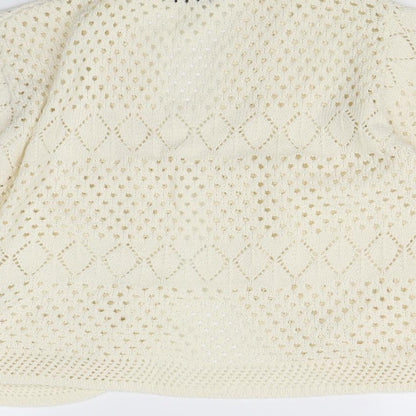 CHIC Womens Ivory   Cardigan Jumper Size XL