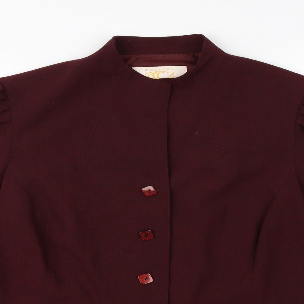 Country Casuals Womens Purple   Jacket  Size 16