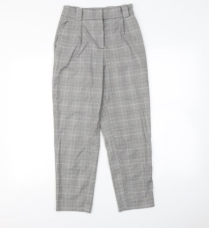 Womens UK Size 6 H&M Regular Fit Dress Pants Green Trousers
