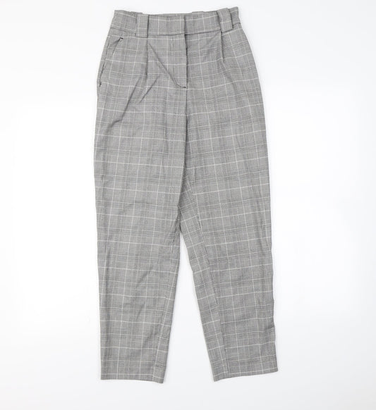 Womens UK Size 6 H&M Regular Fit Dress Pants Green Trousers