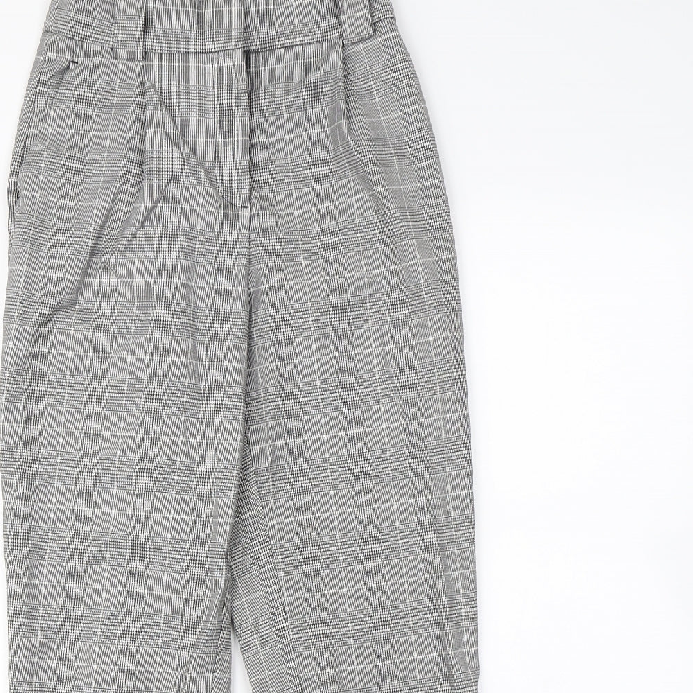 Womens UK Size 6 H&M Regular Fit Dress Pants Green Trousers