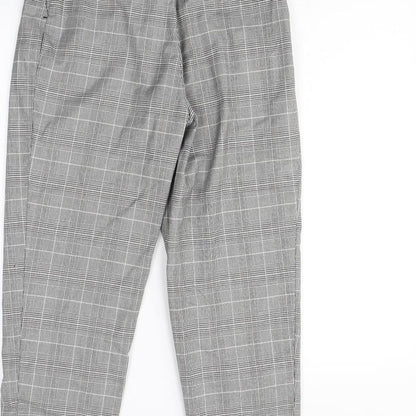 Womens UK Size 6 H&M Regular Fit Dress Pants Green Trousers