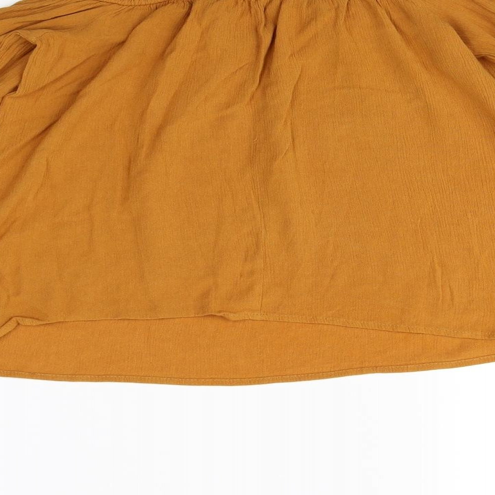 Primark Womens Brown   Basic Blouse Size 6