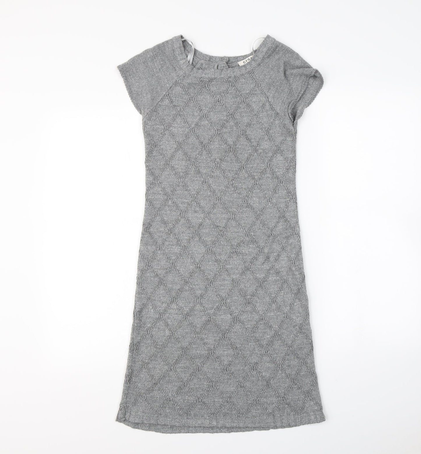 George Womens Grey   Jumper Dress  Size 8