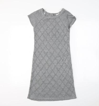 George Womens Grey   Jumper Dress  Size 8