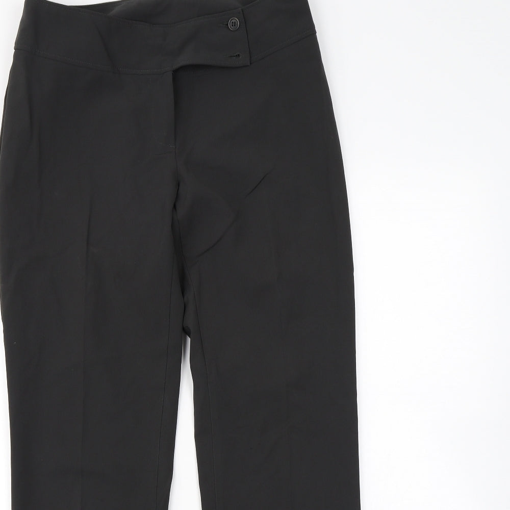 Womens UK Size 14 Preworn Regular Fit Dress Pants Grey Trousers