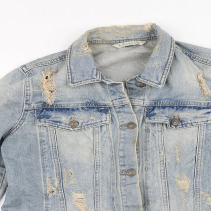Womens UK Size L Mango Blue Jacket