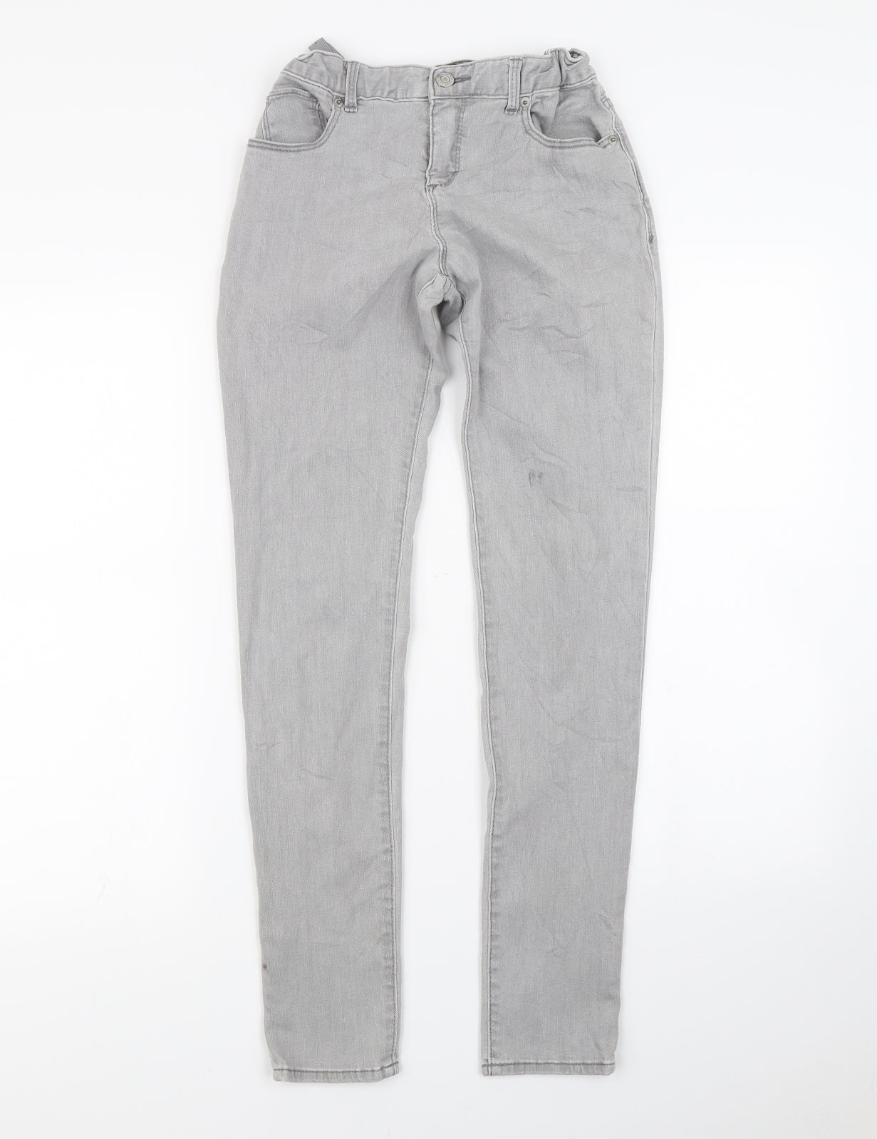 Gap Girls Grey   Straight Jeans Size 16 Years