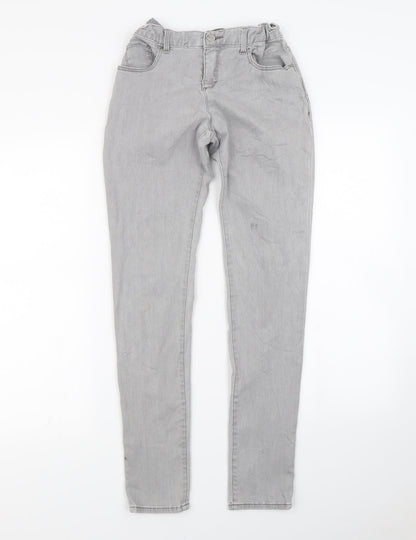 Gap Girls Grey   Straight Jeans Size 16 Years