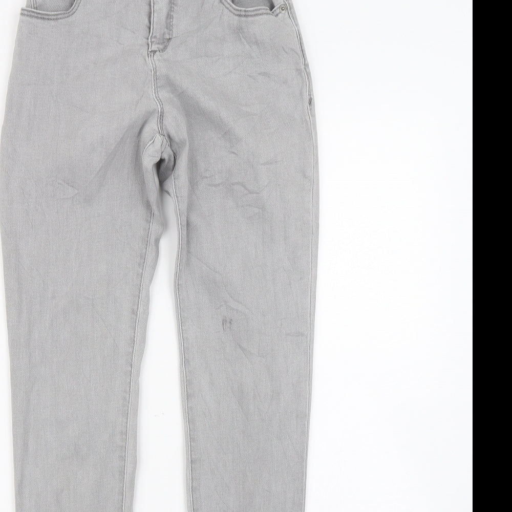 Gap Girls Grey   Straight Jeans Size 16 Years
