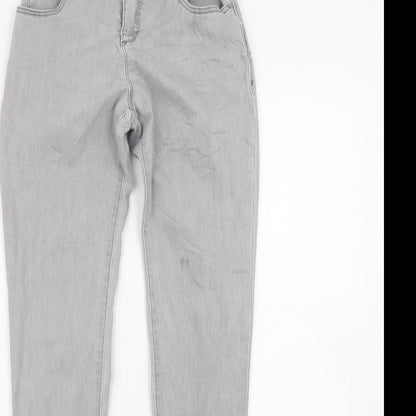 Gap Girls Grey   Straight Jeans Size 16 Years