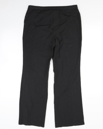 M&S  Womens Grey   Dress Pants Trousers Size 12 L28 in