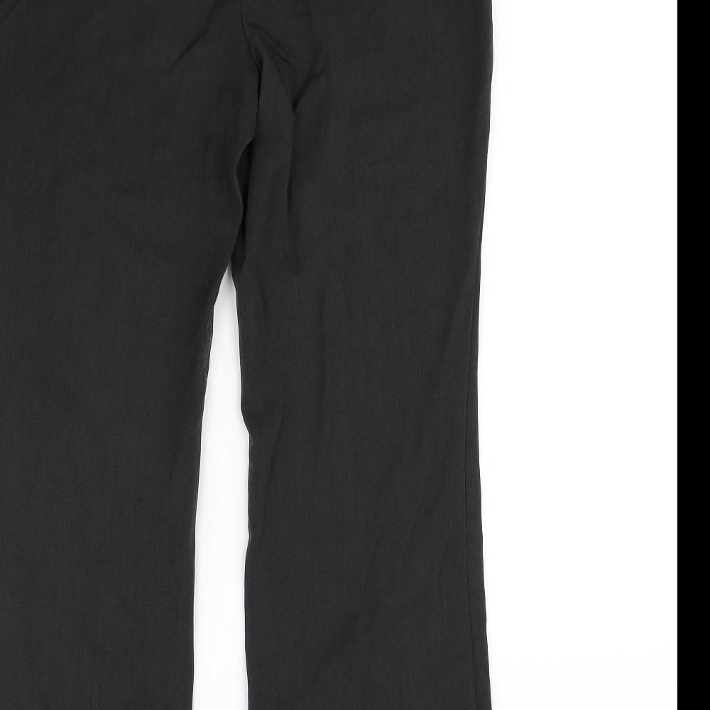 M&S  Womens Grey   Dress Pants Trousers Size 12 L28 in
