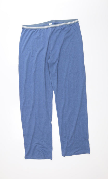 Womens UK Size L NEXT Regular Fit Sweatpants Blue Trousers