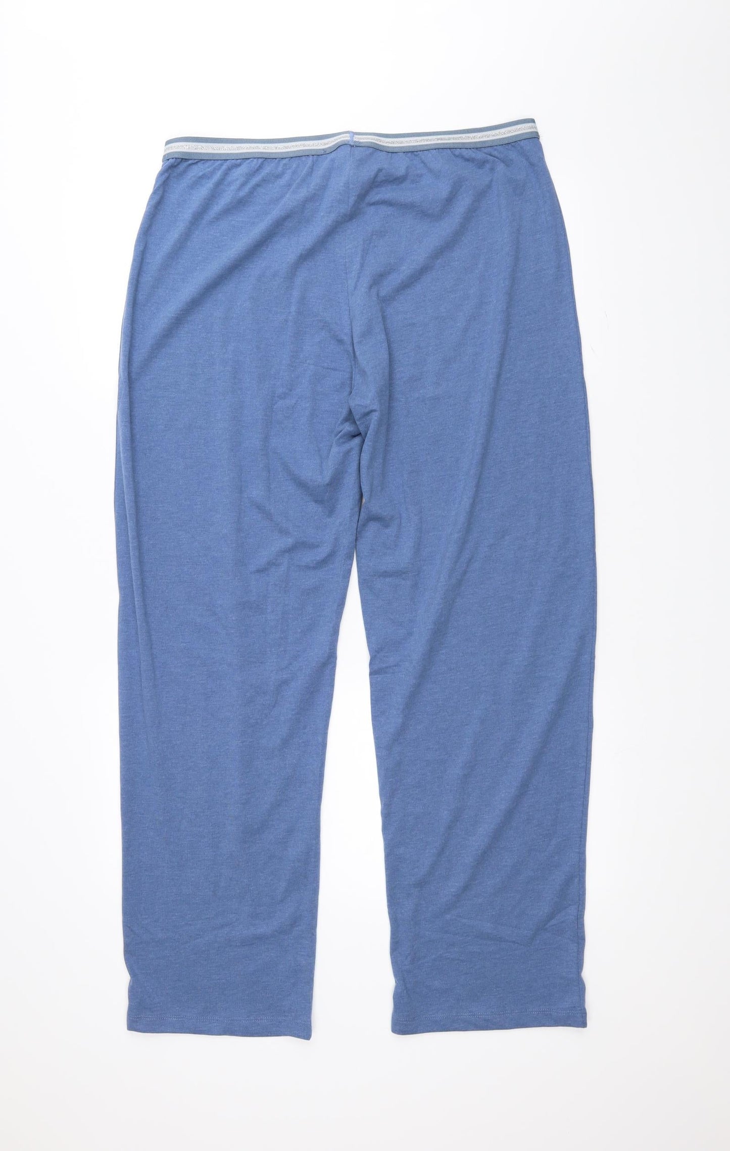 Womens UK Size L NEXT Regular Fit Sweatpants Blue Trousers