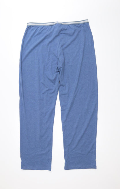 Womens UK Size L NEXT Regular Fit Sweatpants Blue Trousers