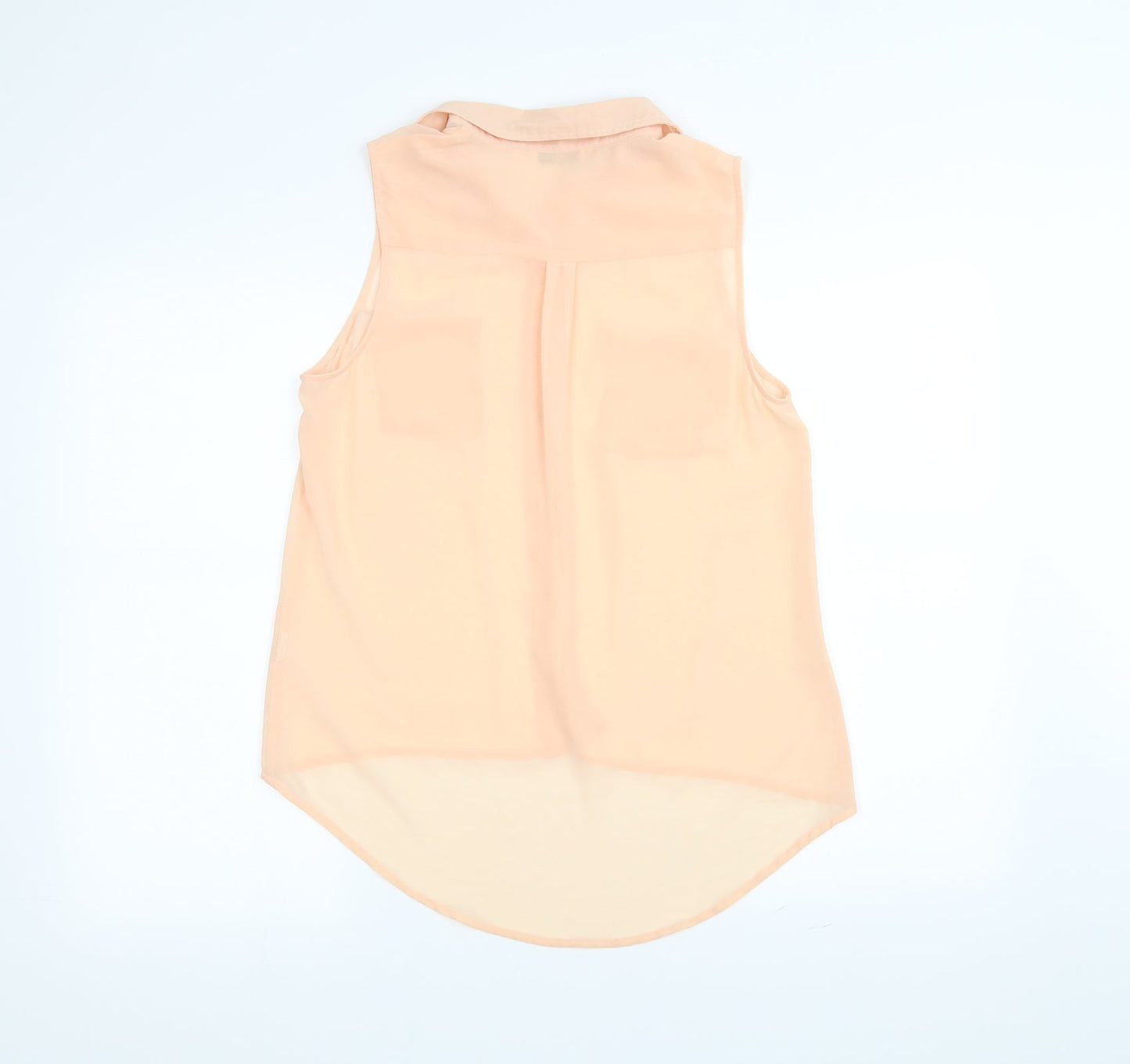 Womens UK Size 8 New Look Pink Basic Blouse
