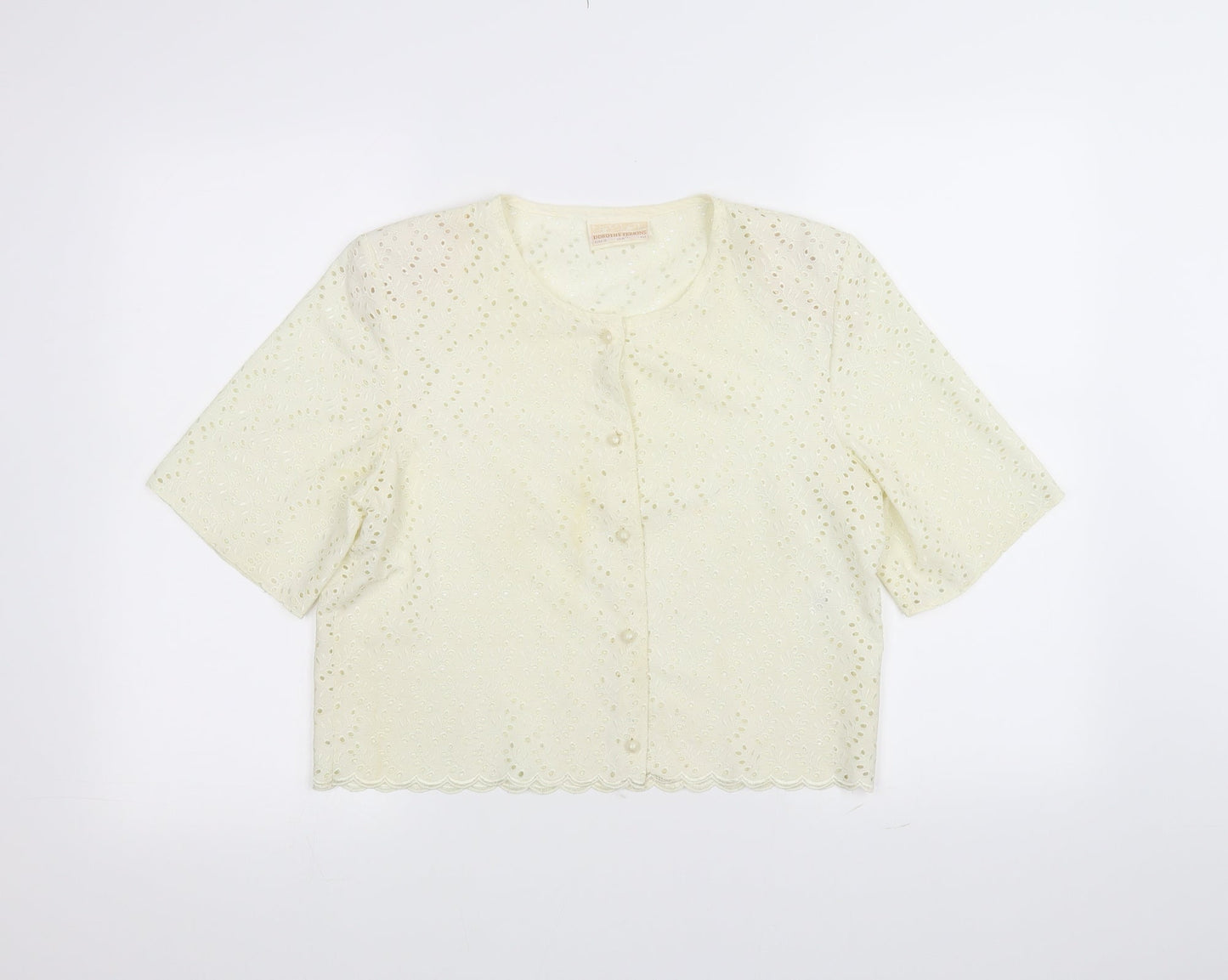 Dorothy Perkins Womens White   Cardigan Jumper Size 10
