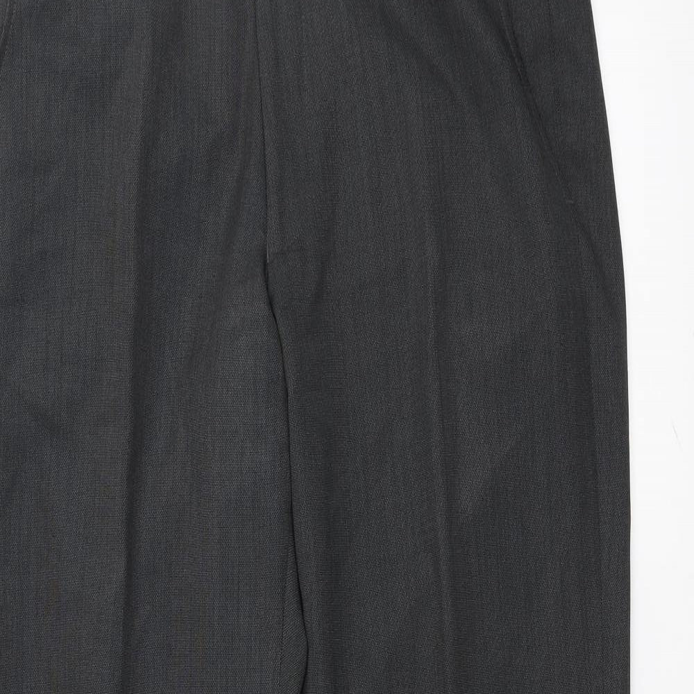 Womens UK Size 32 Marks and Spencer Regular Fit Dress Pants Grey Trousers