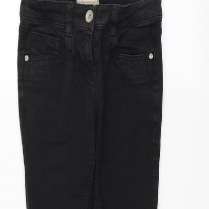 NEXT Boys Black   Skinny Jeans Size 9 Years - Ripped details