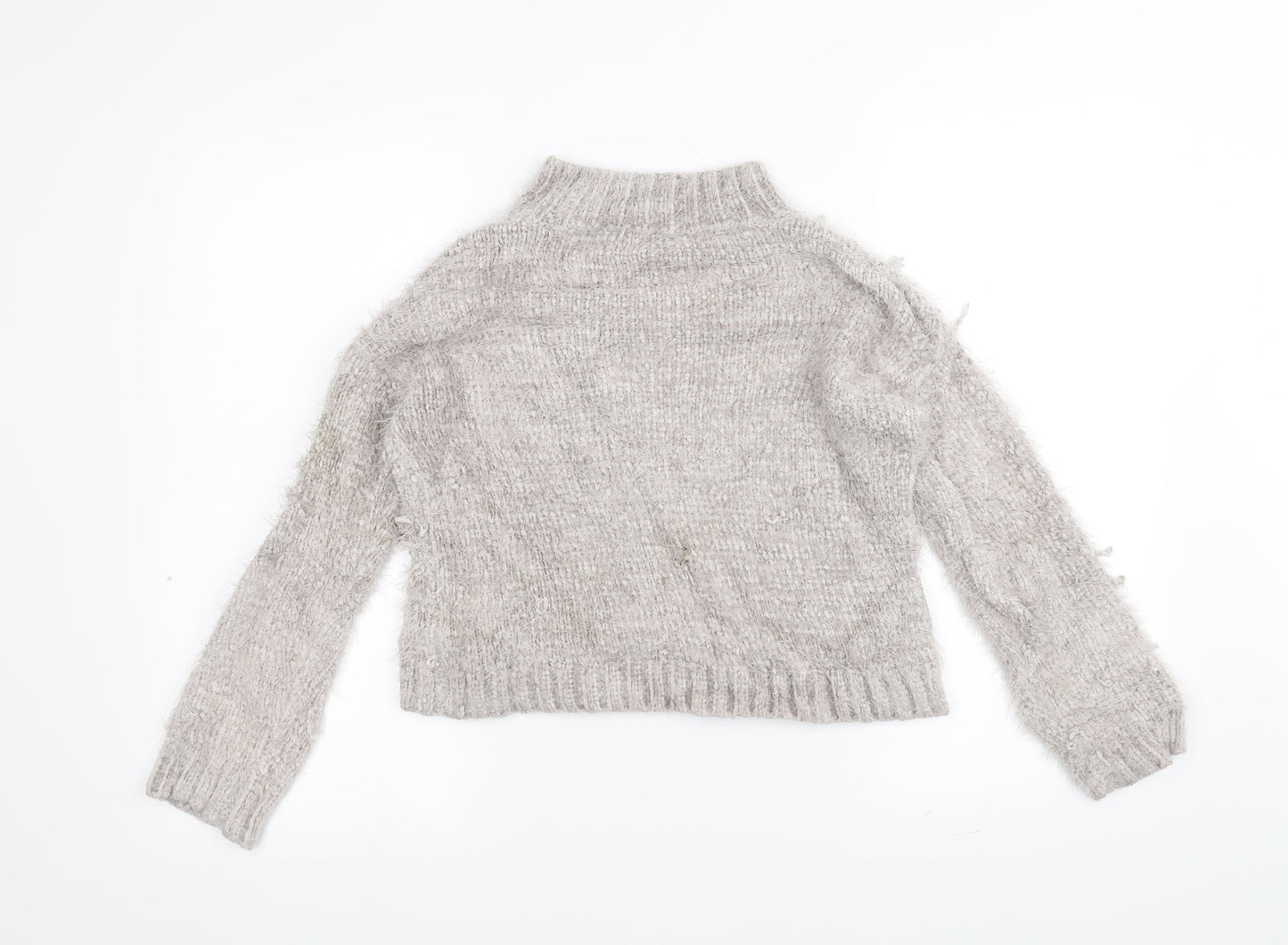 Primark Womens White  Knit Pullover Jumper Size S