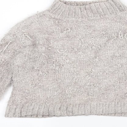 Primark Womens White  Knit Pullover Jumper Size S