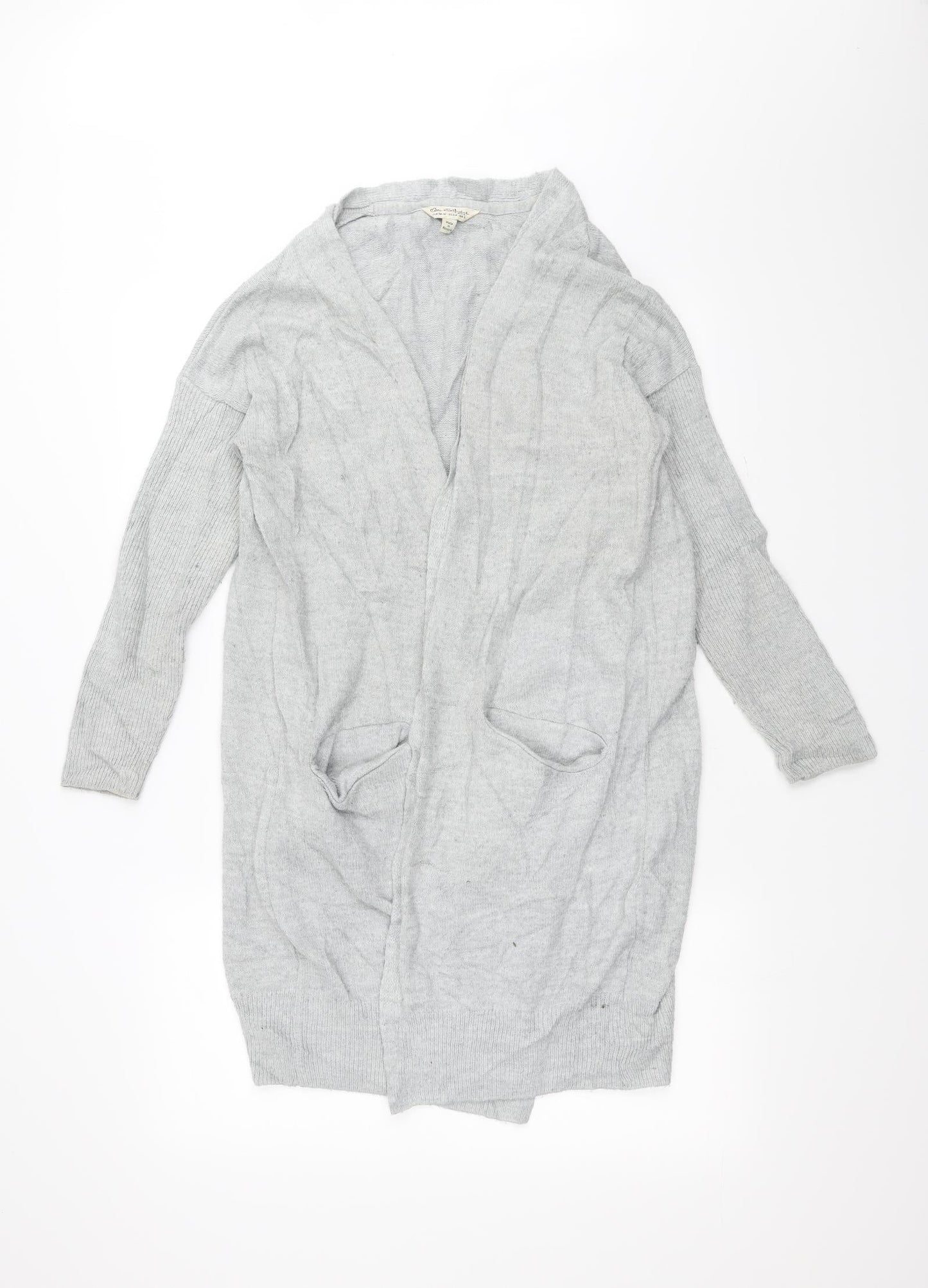 Miss Selfridge Womens Grey   Cardigan Jumper Size S