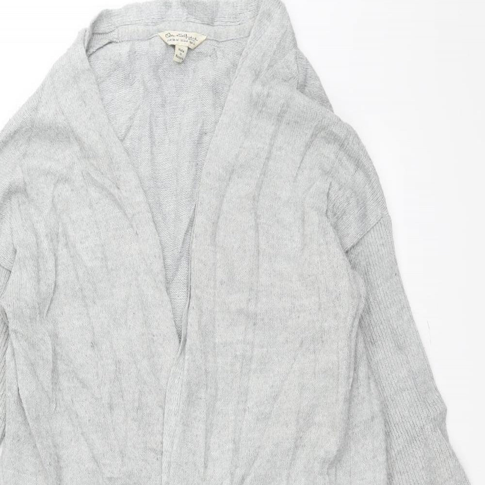 Miss Selfridge Womens Grey   Cardigan Jumper Size S
